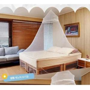 침대천장형 천장형 원형 캐노피 공주 침대 모기장
