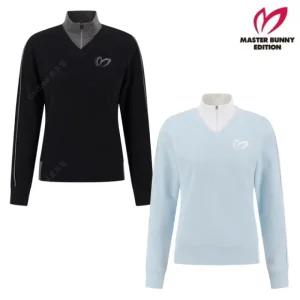 MASTER BUNNY 여성 집업 니트 카라 부클 방풍 티셔츠 21-E4TR608