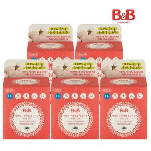 [보리보리/비앤비]비앤비 구강청결멸균티슈 30매 5개입