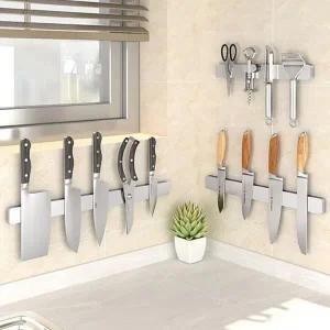 [골드스마일]칼걸이 자석 거치 정리대 주방 스텐 칼블럭 50cm
