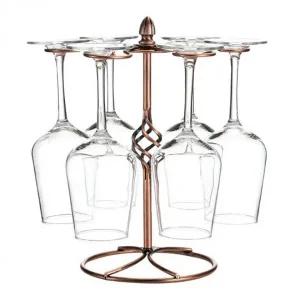 [골드스마일]금속 회전 와인잔 거치대 포도주잔 보관 스탠드