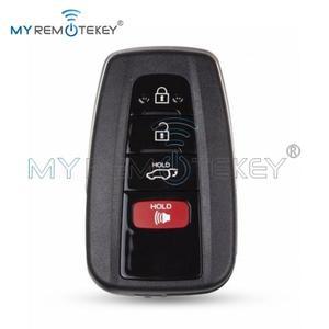 REMTEKEY FCC HYQ14FBC 스마트 키 케이스 4 버튼 Toyota RAV4 2019 P/N 89904-0R030