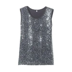 (우)[까르죠아]블링블링민소매블라우스