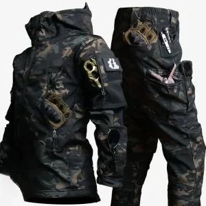 낚시방한복 동계 방수복 바다 세트 밀리터리 점퍼 바람막이 겨울 방한복