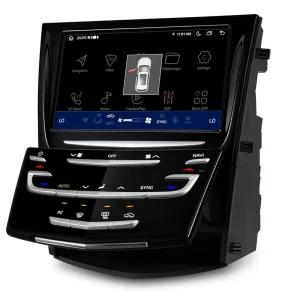 XTRONS 캐딜락 ATS SRX XTS CTS용 8인치 안드로이드 14 자동차 스테레오 전동 페이스 플레이트 수납 공간 I