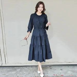 (N)[마엘]러블리 티어드 원피스