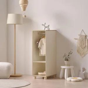 [라일리생활건강] Rly CP137 속깊은 틈새 행거 수납장(원목발)