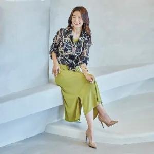 (우)[까르죠아]시폰나염볼레로