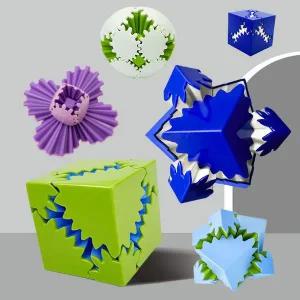 3D 매직 큐브 멀티 번형 입체 블록 퍼즐 피젯 장난감