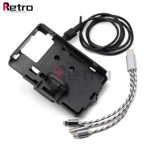 USB 충전기 핸드폰 거치대 스즈키 DL250 VERSYS DL 바이크 오토바이 앞유리 리프팅 기능 조정 GPS 네비게이