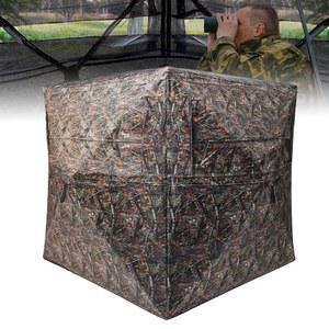 웨이툴스 헌팅 블라인드 270도 팝업 그라운드 블라인드, 캐리백이 있는 2-3인용 휴대용 텐트, 300D 내구성 사슴 및 은폐용 튀르키예