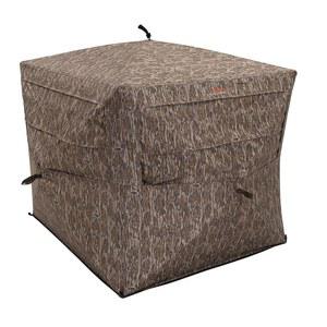 ALPS OutdoorZ 속임수 팝업 헌팅 블라인드, 독특한 작은 발자국 4 허브 디자인, 조용한 개방형 와이드 윈도우, 초대형 이지 액세스 도어가 특징입니다