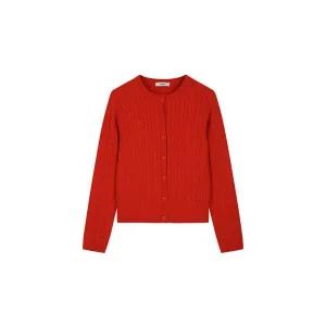 폴햄 PHF4EC2470A 여성 케이블 라운드 가디건