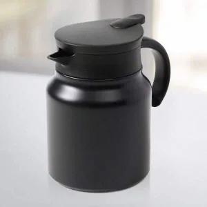[골드스마일]이중단열 보온 주전자 블랙 차 주전자