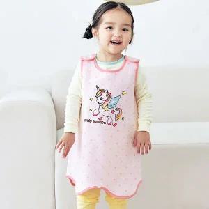 [보리보리/바풀 주니어]바풀 MK FW58-01 아동 수면조끼 누빔 삼중지 겨울 유아 아동 배앓이방지 조끼