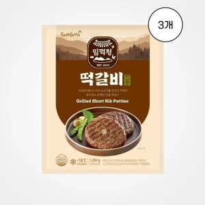 [삼양] 임꺽정 떡갈비 1.2kg, 3개