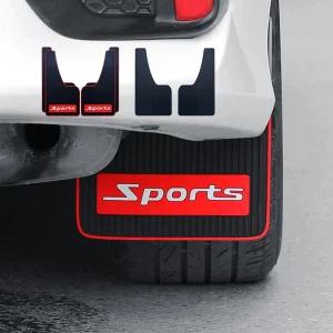 자동차 타이어 흙받이 2개입 스포츠타입 블랙 대형 가드 머드가드 머드플랩 자동차용 자동차공구