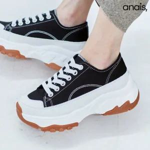 [아나이스] 국내제작 통굽 어글리 스니커즈 5cm_25S088 [무료배송]