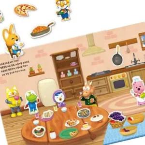 뽀로로 가방 스티커놀이북 요리 자연 학용품꾸미기 일