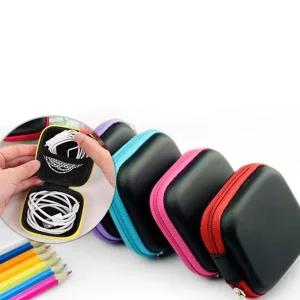 희망 미니미 스퀘어 파우치 / 이어폰 충전기 케이블 이어폰 충전기 케이블