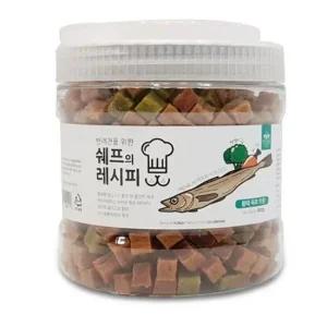 대용량 강아지 훈련 노즈워크 간식 황태트릿 800g