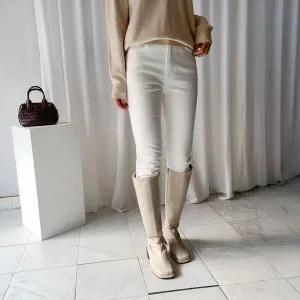 [하프클럽/]스키니팬츠 스판 밴딩 기모 코튼 소프트 스키니진