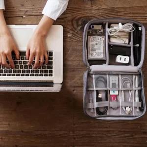 멀티 케이블 보관 정리 수납 디지털 파우치 케이스 다용도 멀티 캠핑 여행