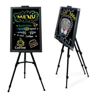 인테리어 광고 자석 블랙보드 50x70 사각이젤포함