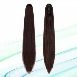 가발 자연스러운 헤어피스 포니테일 집게형