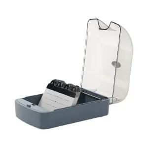 버튼 명함박스 (350장 블루그린) DK94