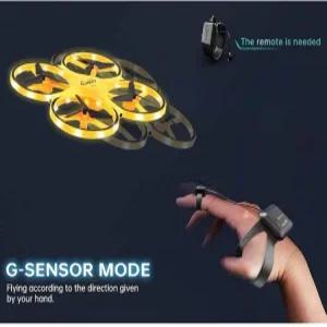 미니 시계 콥터 처 항공기 홀드 핸드 드론 키즈 고도 RC 유도 새로운 감지 컨트롤 스마트