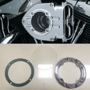 에어 블러드 및 클리너용 크롬 할리 차저 도어 클리어 오토바이부품