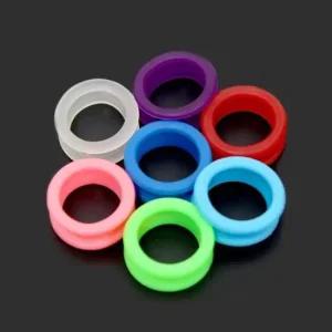 미용 가위링 스타일 퍼플 2P 강아지 고품질 실리콘 고