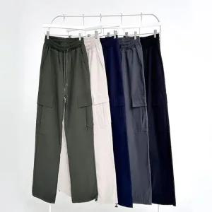 여성 카고팬츠 기모안감 스트링 5컬러 겨울 롱팬츠