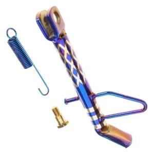 스탠드 킥 삼각대 발 652F 사이드 오토바이 풋 주차 지원 홀더 부품 조절식