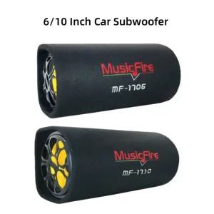 자동차 박스 앰프 12V 사운드 6/10 서브우퍼 스피커 활성 유형 내장 시 터널
