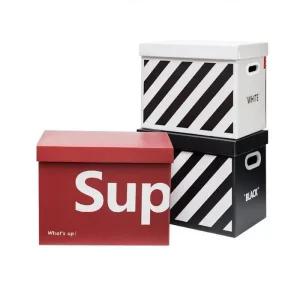 박스 27x20x17cm 안쓰는 서류 종이 수납함 물건 보관 생활방수 장난감 정리함