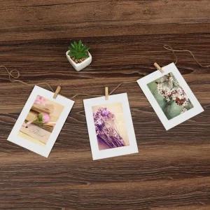 화이트 페이퍼프레임 걸이식액자 포토가랜드 종이액자(5x7) 걸이형액자