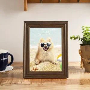 포토액자 탁상액자 사진액자 포토프레임 초코브라운 5x7 탁상