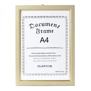 액자 허가증 액자(A4)(아이보리) 벽걸이액자 사진액자 상장