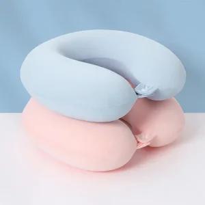 휴대용 케이스 목베개 메모리폼 세트 기내용