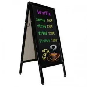 카페메뉴판 H형 양면일반 검정보드(HS-DS-B) B