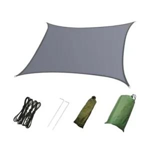 방수그늘막 95% UV차단 2.3M 사각그늘막 그레이 방수그늘막 야외그늘막 사각그늘막