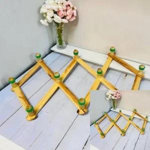 벽부착옷걸이 중 자바라 원목 옷걸이 벽면옷걸이