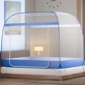 촘촘한 원터치 침대 모기장(120x200) 침대모기장 원터치모기장 모기장 실내모기장