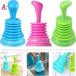 파이프라인 준설 흡입 컵 화장실 플런저 프레스 깨끗한 싱크 배수 목욕 버스터 빨판 방해물 제거제 고무 도