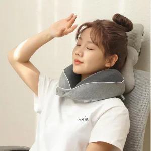 비행기 목베개 휴대용 여행용 목쿠션 기내용 베개 라운드형 승무원