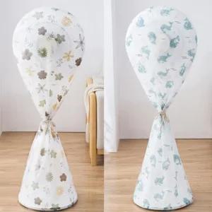 먼지 보관 돌고래 스탠드 선풍기커버 스판 덮개 나뭇잎