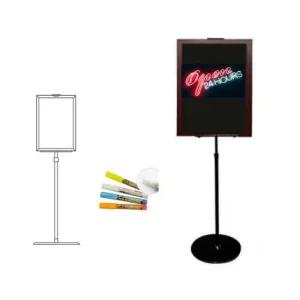 카페 광고 블랙 보드 입간판 스탠드 칠판 이젤 세트
