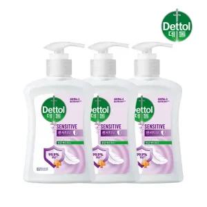 데톨 핸드워시 센서티브 250g x3개